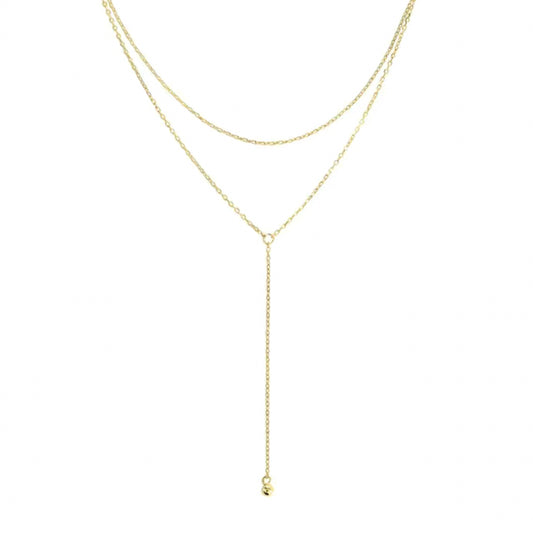 DAINTY LARIAT NECKLACE